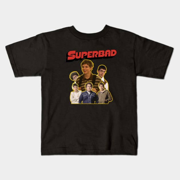 Superbad Movie Kids T-Shirt by In every mood